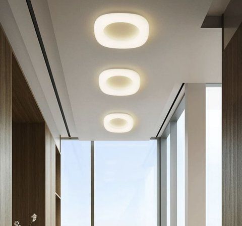 Стельовий LED світильник Schuller із основою coffee 47&times;47 см 6002 003 CF фото