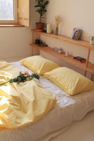 Комплект постільної білизни BedClozZes, &ldquo;Лимонний тарт&rdquo; однотонний ранфорс Lemon Tart фото