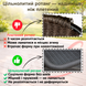 Комплект садових меблів 4Points Monza-3 з квадратним столом 60х60х70см, Чорний 40079 фото 12