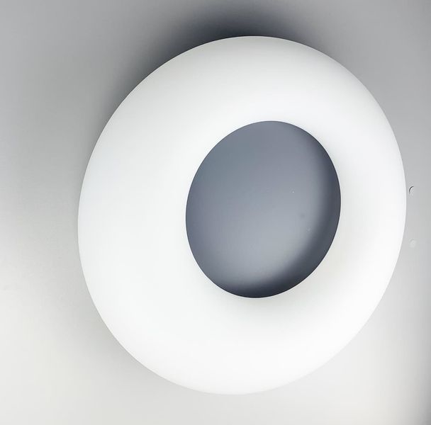 Стельова LED люстра із сірою серединою &Oslash; 47 см 6001 001-460 GR фото